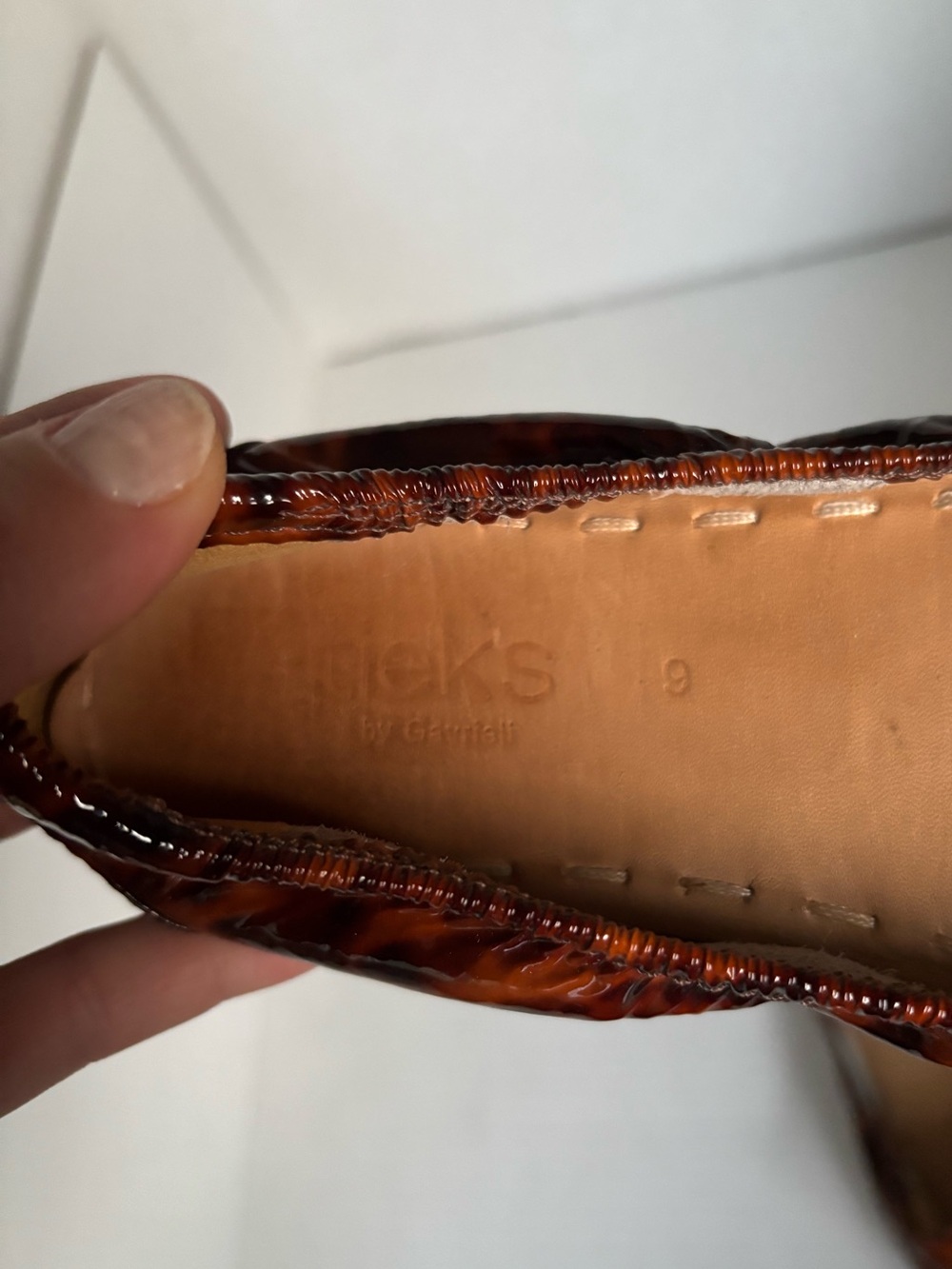 Tieks By Gavrieli Tortoise Shell Sz 9 - Picture 5 of 6